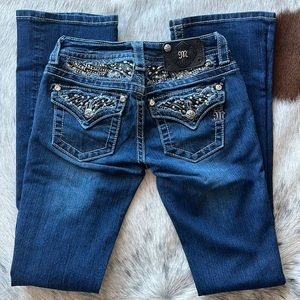 Miss me jeans size 25, bootcut